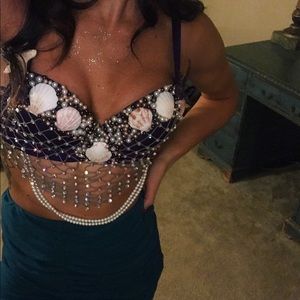 🎃 HALLOWEEN 🎃 MERMAID BRA- Fits 32B